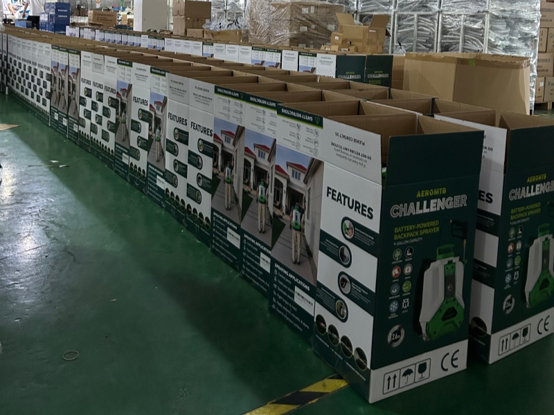 Máy phun ba lô điện số lượng lớn được vận chuyển đến Mỹ để mở rộng thị trường