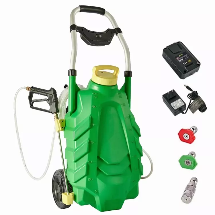 Máy phun xe đẩy 34L có khả năng tự làm sạch và tốc độ thay đổi